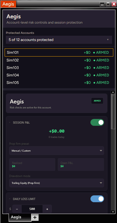 Aegis(Risk Manager)